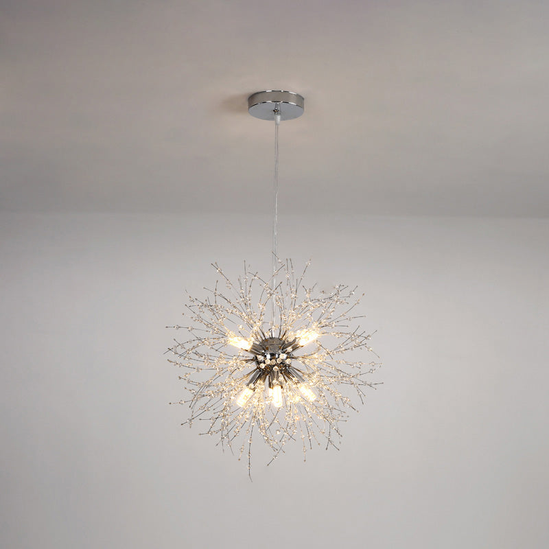 WOMO Lustre Boule Cristal Chrome/Doré-WM2004