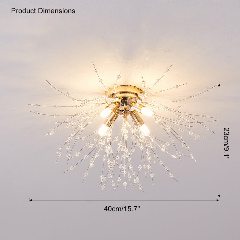 WOMO Plafonnier Cristal Moderne Chambre - WM1014