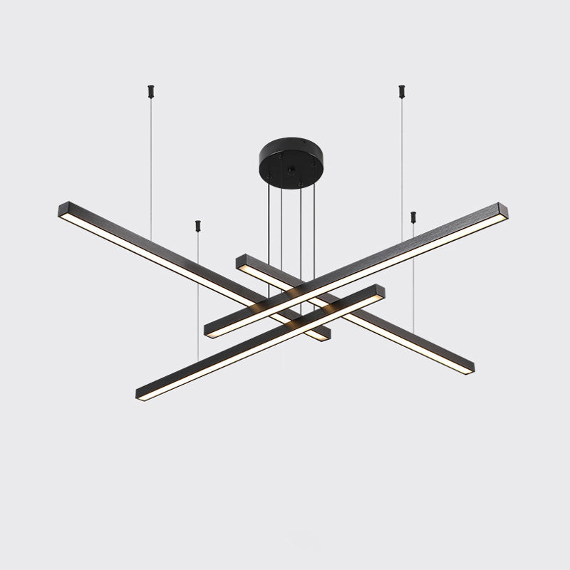 WOMO Lustre Multiple Led Noir/Doré-WM2018