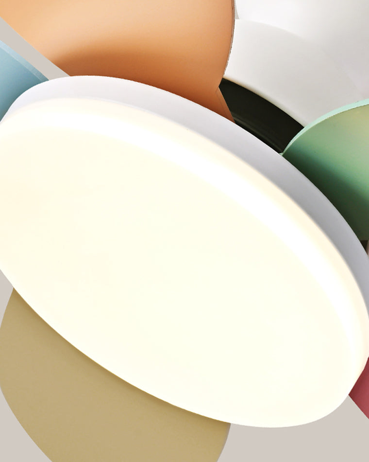 WOMO Ventilateur de plafond Multicolore-WM5004