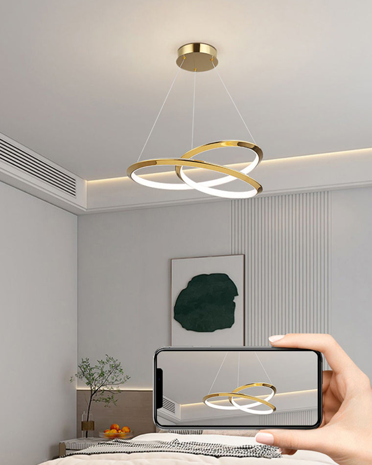 Lustre tourbillonnant WOMO Gold-WM2707