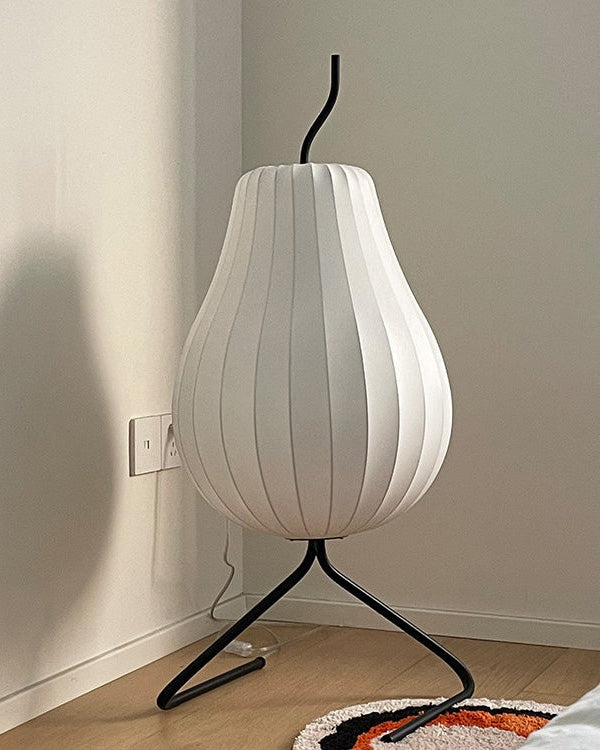 WOMO Lampe sur Pied Lanterne Poire en Soie - WM7126