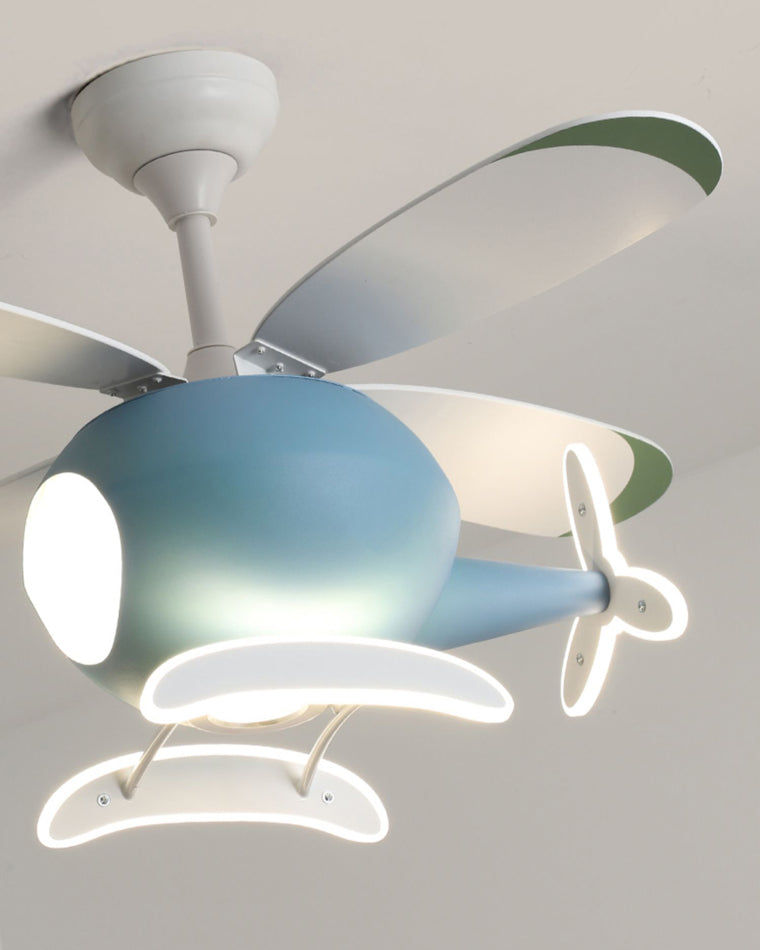 WOMO Ventilateur de plafond pour enfant Avion-WM5007