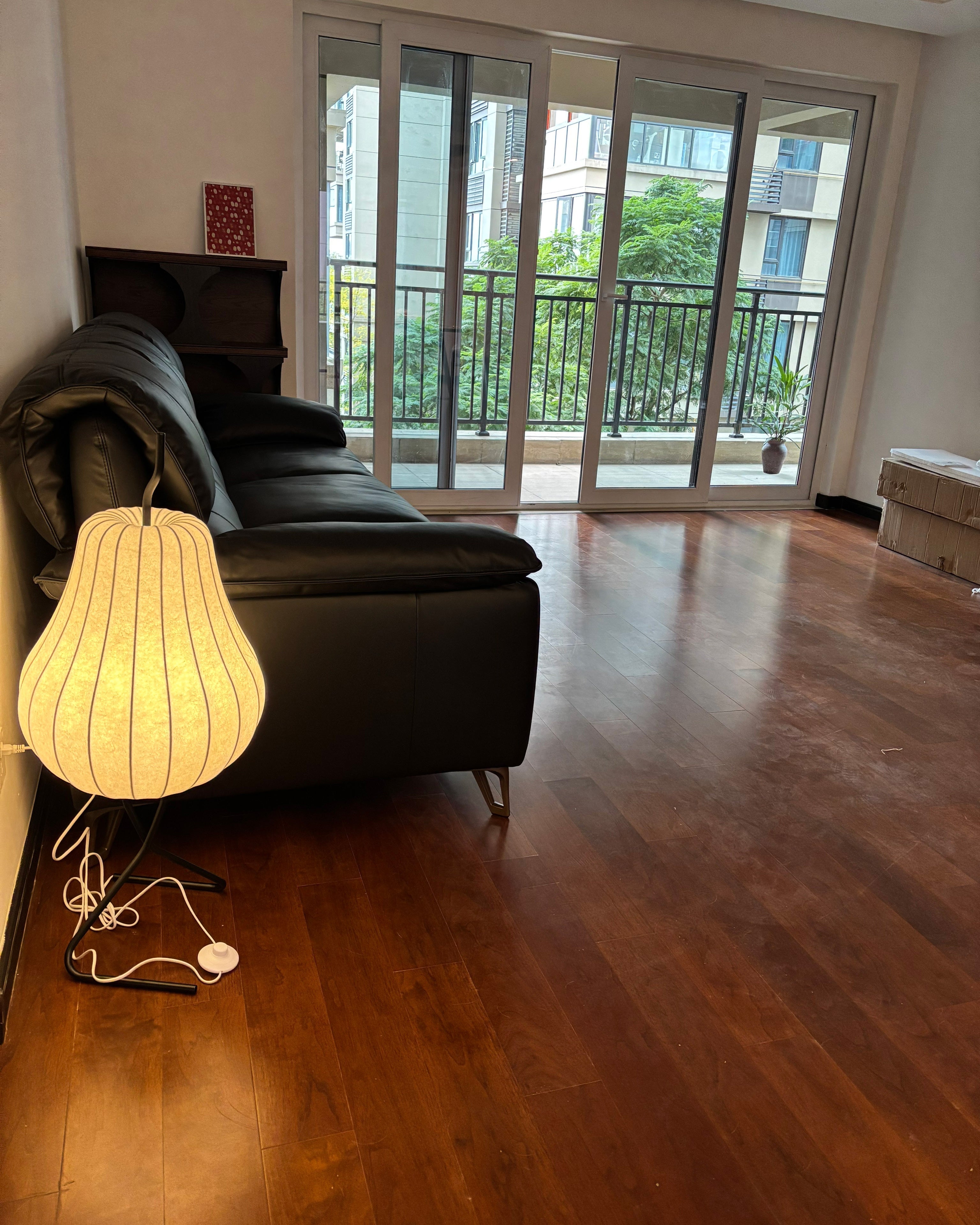 WOMO Lampe sur Pied Lanterne Poire en Soie - WM7126