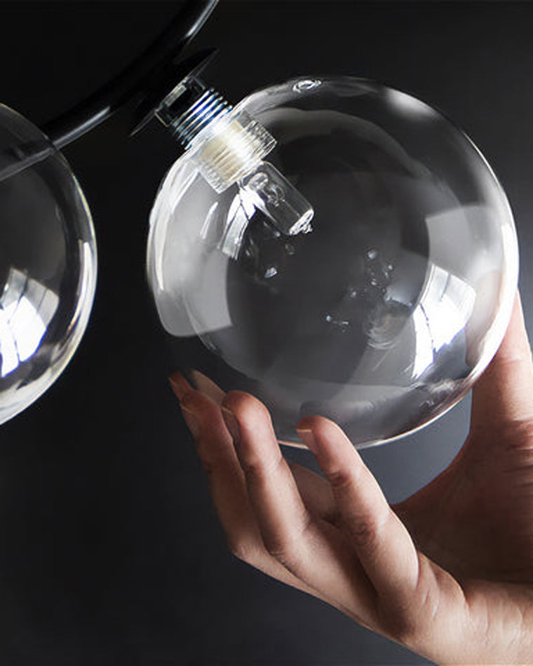 WOMO Lustre Cercle Bulles de Verre-WM2292
