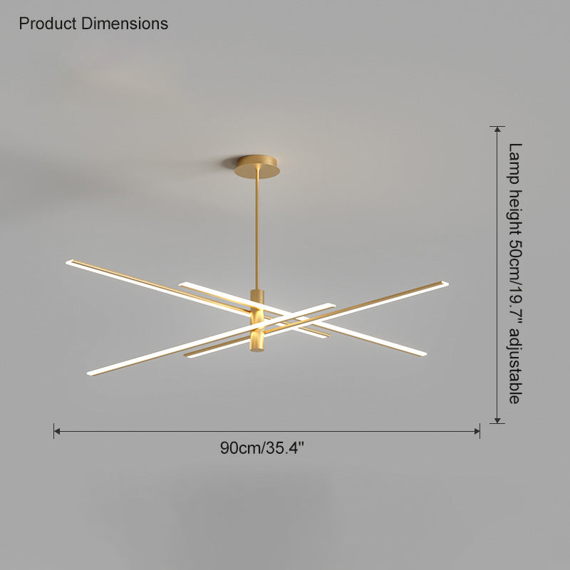 Lustre LED linéaire réglable WOMO-WM2026