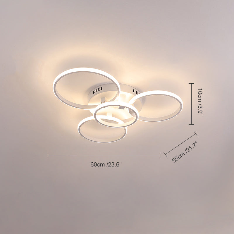 WOMO Plafonnier Cercle Moderne-WM1002