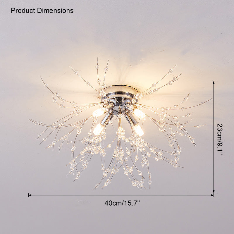 WOMO Plafonnier Cristal Moderne Chambre - WM1014
