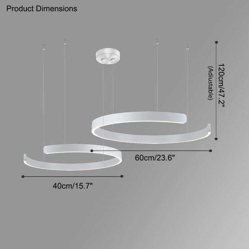 WOMO Lustre Multiple Cercle Led-WM2009