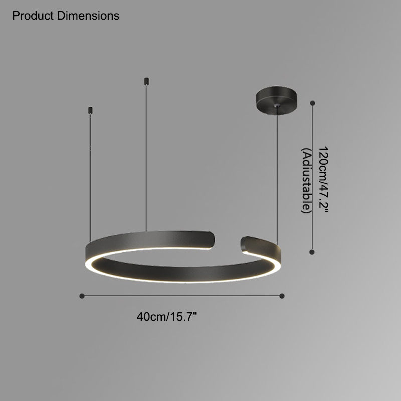 WOMO Lustre Multiple Cercle Led-WM2009