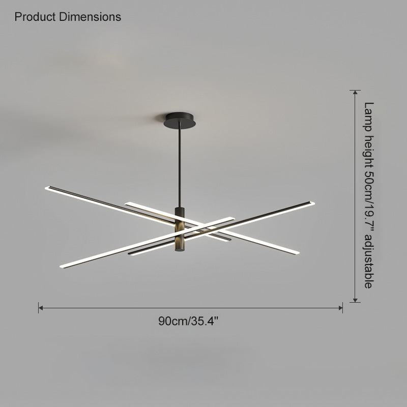 Lustre LED linéaire réglable WOMO-WM2026