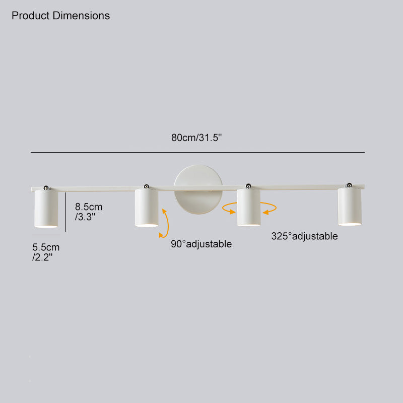 WOMO Appliques Murale de Salle de Bain à 3 Lumières pour Miroir - WM6039