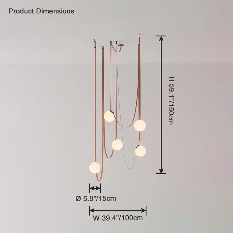 WOMO Spider Chandelier Glass Ball-WM2311