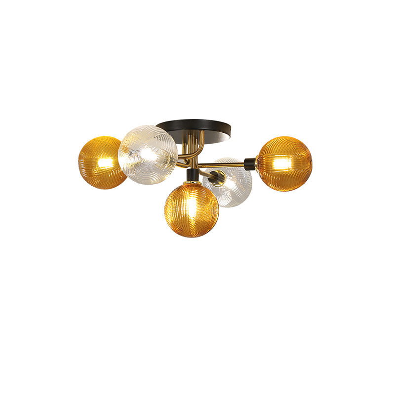 WOMO Plafonnier Multiple Boule Verre-WM1110