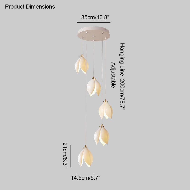 WOMO Lustre Deco Petale de Fleur-WM2106a