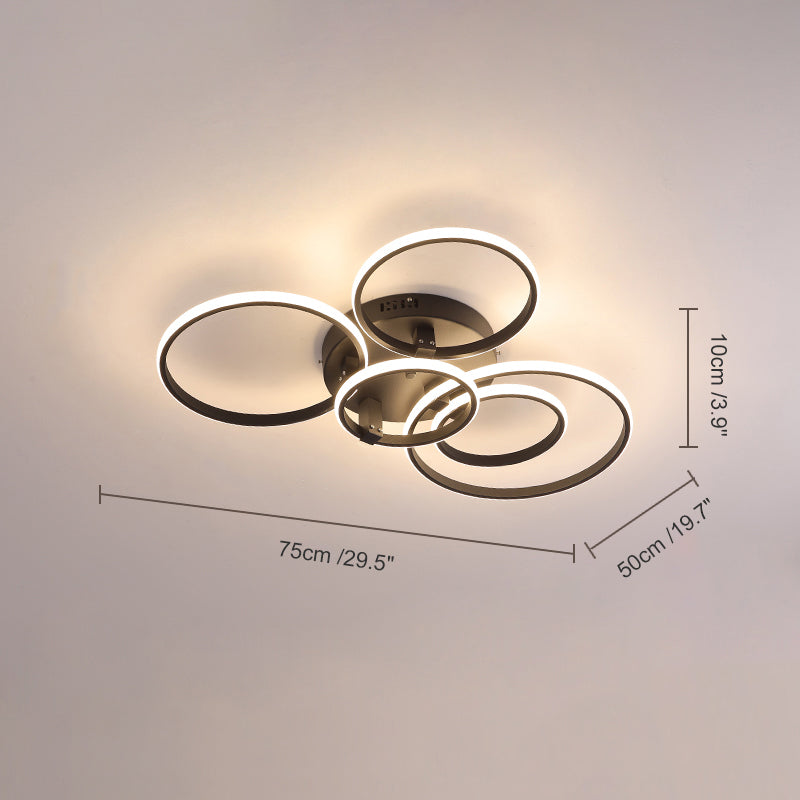 WOMO Plafonnier Cercle Moderne-WM1002