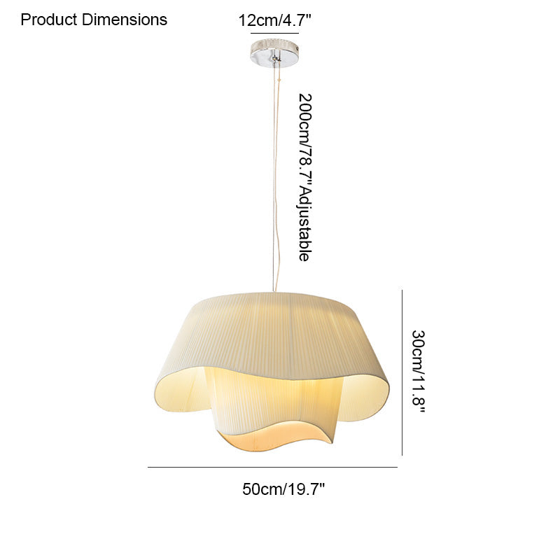 WOMO Suspension Tissu pour Chambre Japandi-WM2130