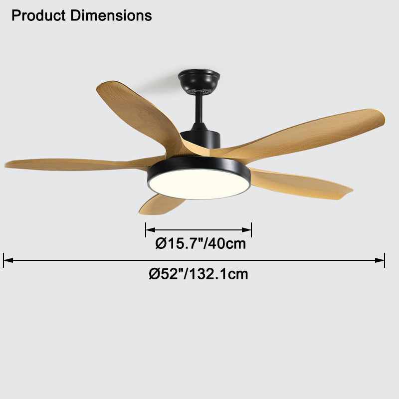 WOMO Ventilateur de plafond Scandinave-WM5002