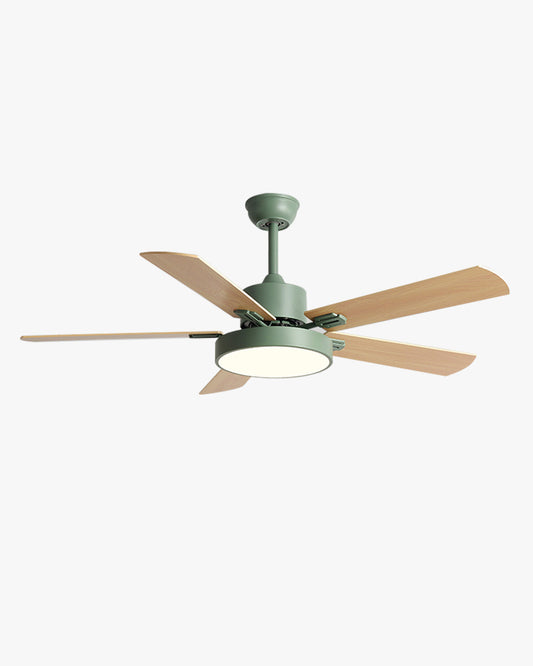 WOMO Ventilateur de plafond 5 Pales Bois-WM5013