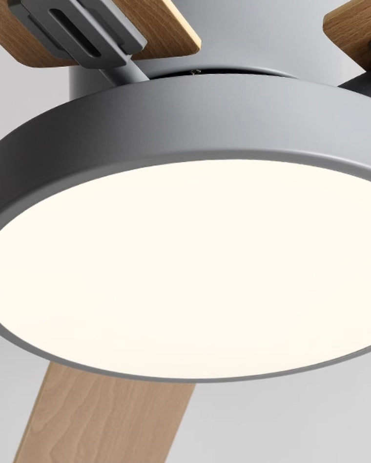 WOMO Ventilateur de plafond 5 Pales Bois-WM5013