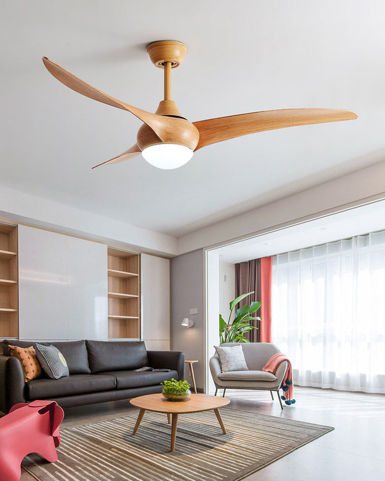 Lampe de ventilateur de plafond WOMO 3 Wave Blade-WM5016