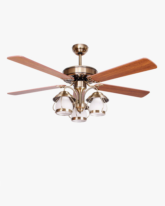 Lustre de ventilateur de plafond vintage WOMO 52-WM5031