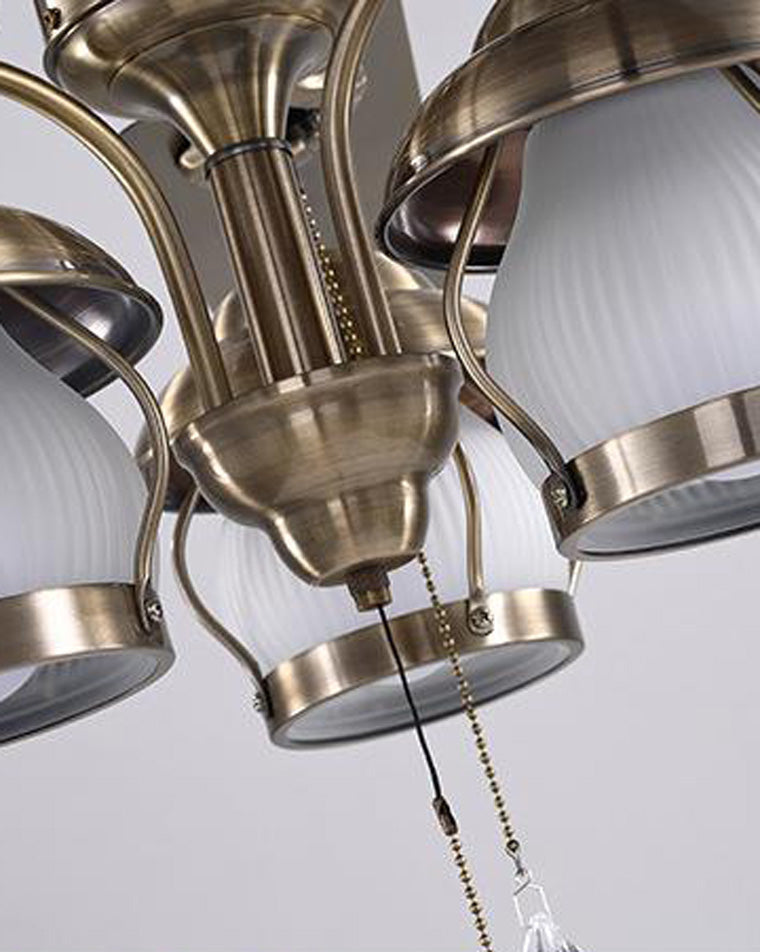 Lustre de ventilateur de plafond vintage WOMO 52-WM5031