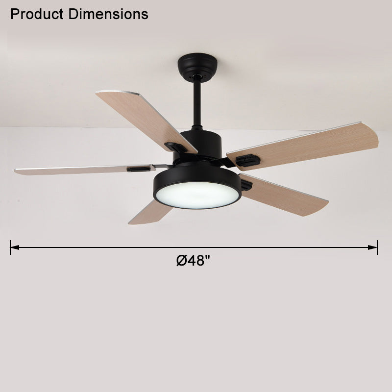 WOMO Ventilateur de plafond 5 Pales Moderne-WM5039
