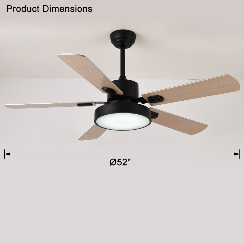 WOMO Ventilateur de plafond 5 Pales Moderne-WM5039
