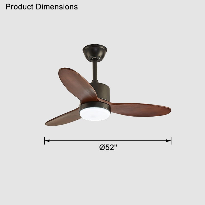 Lampe de ventilateur de plafond moderne WOMO Mid Century-WM5043