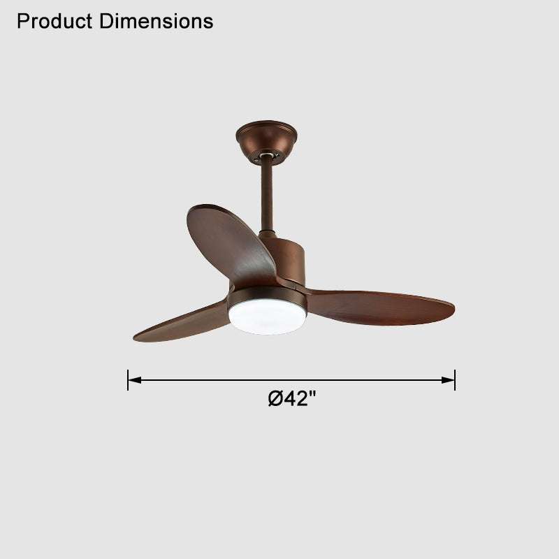 Lampe de ventilateur de plafond moderne WOMO Mid Century-WM5043