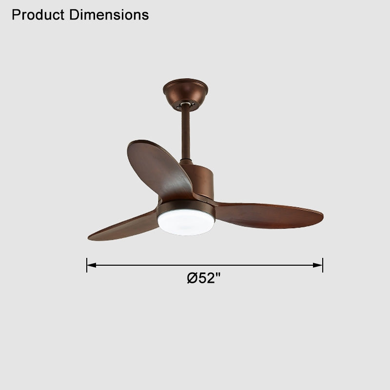 Lampe de ventilateur de plafond moderne WOMO Mid Century-WM5043