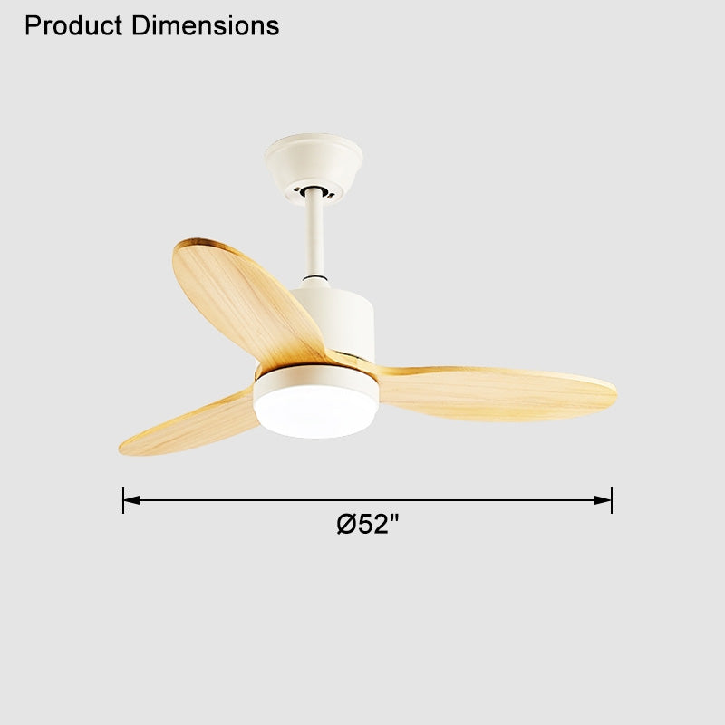Lampe de ventilateur de plafond moderne WOMO Mid Century-WM5043