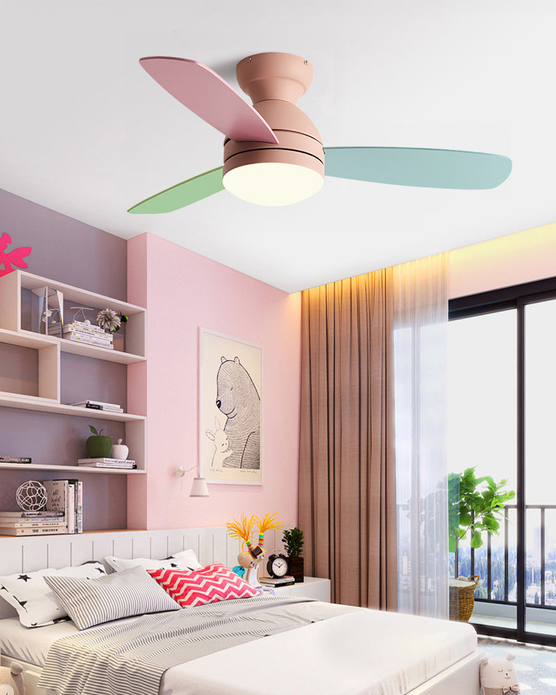 Lampe de ventilateur de plafond scandinave WOMO-WM5047