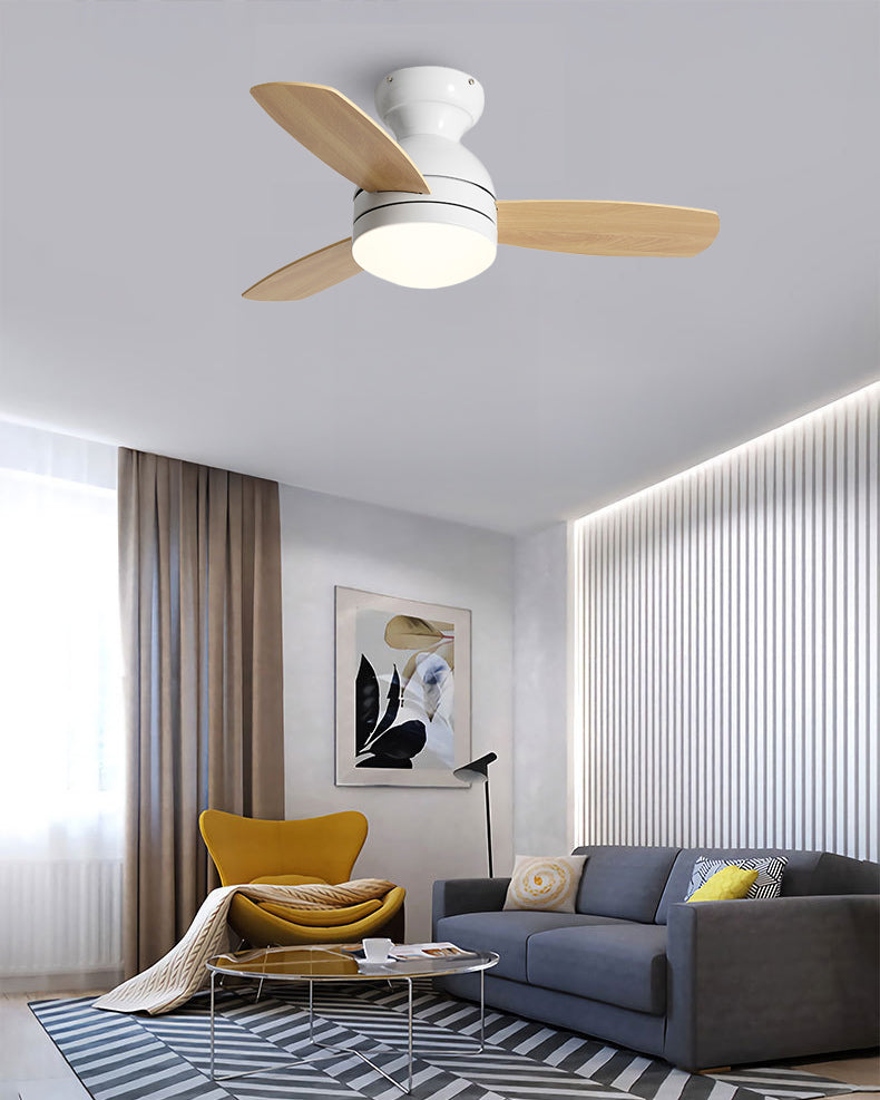 Lampe de ventilateur de plafond scandinave WOMO-WM5047