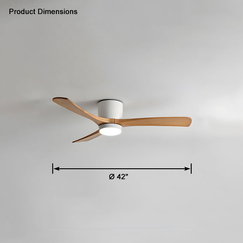 WOMO Grand Ventilateur de plafond bas 3 Pales-WM5051