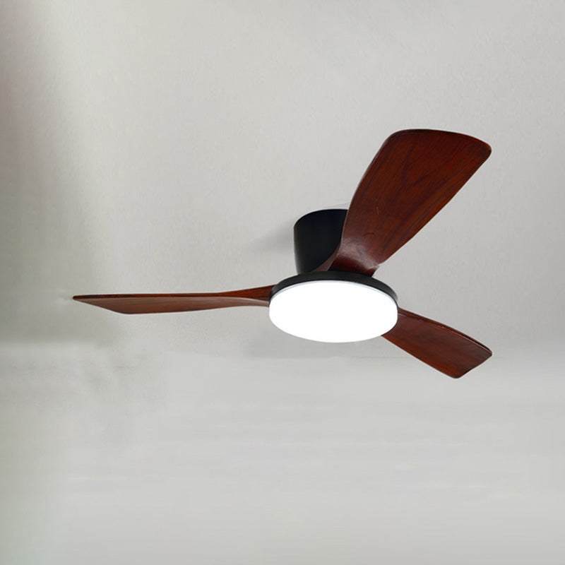 WOMO Ventilateur de plafond bas 3 Bois Pales-WM5058