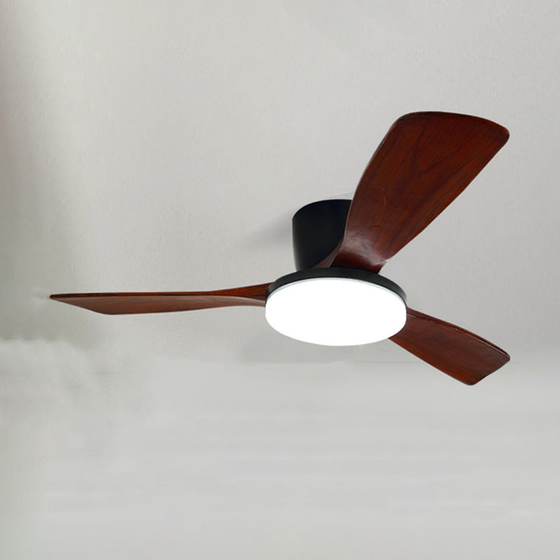 WOMO Ventilateur de plafond bas 3 Bois Pales-WM5058