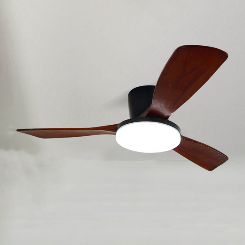 WOMO Ventilateur de plafond bas 3 Bois Pales-WM5058