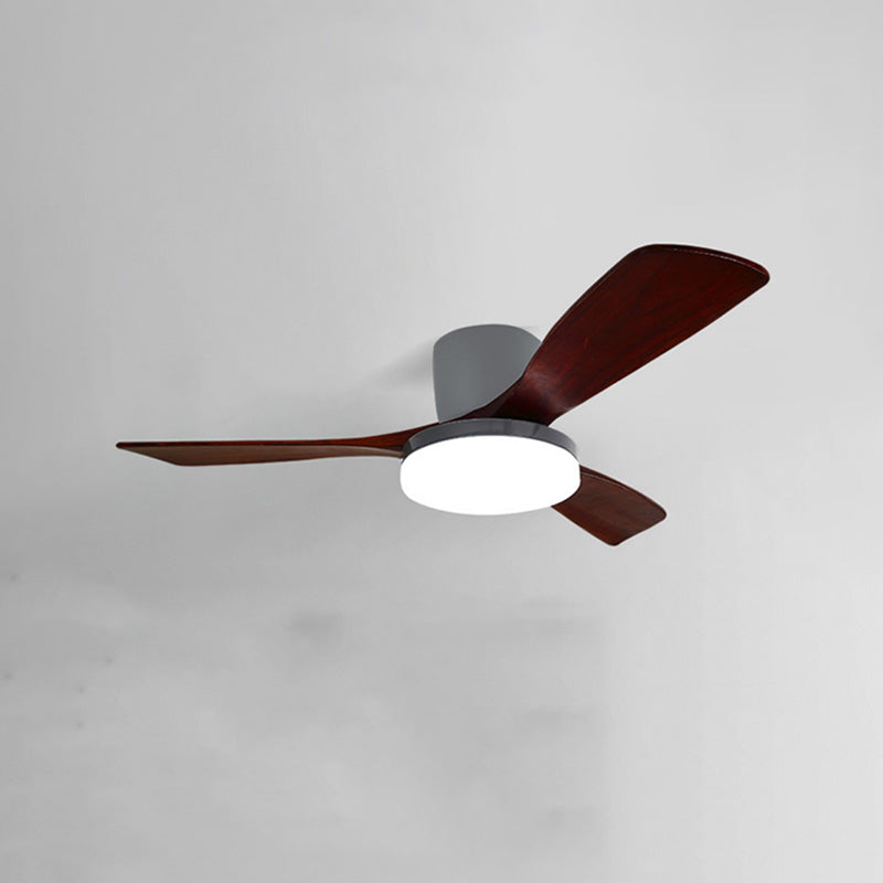 WOMO Ventilateur de plafond bas 3 Bois Pales-WM5058