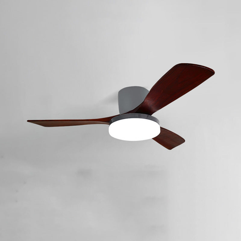 WOMO Ventilateur de plafond bas 3 Bois Pales-WM5058