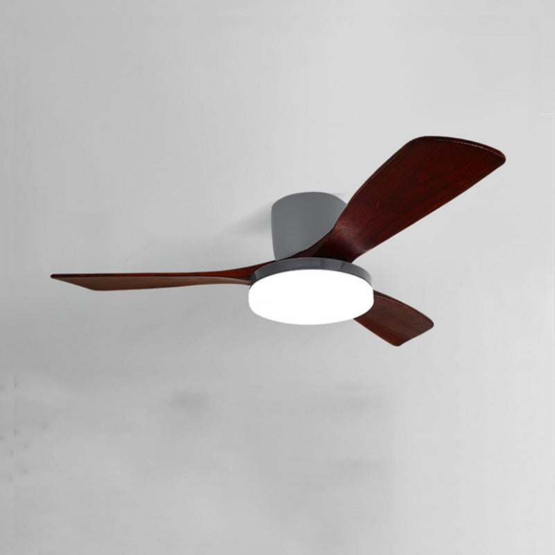 WOMO Ventilateur de plafond bas 3 Bois Pales-WM5058