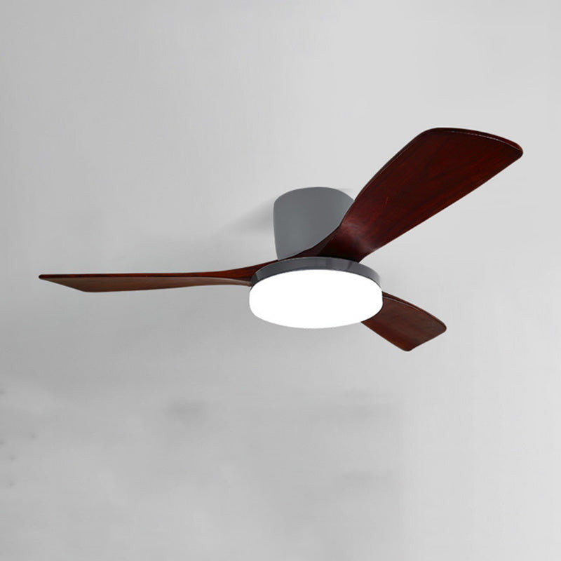 WOMO Ventilateur de plafond bas 3 Bois Pales-WM5058