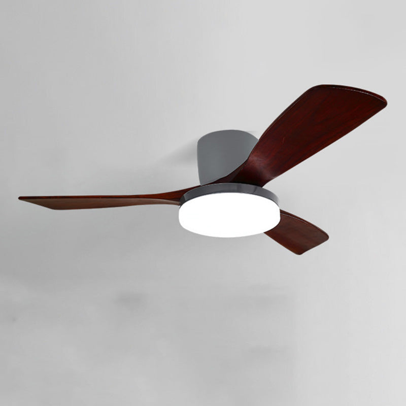 WOMO Ventilateur de plafond bas 3 Bois Pales-WM5058