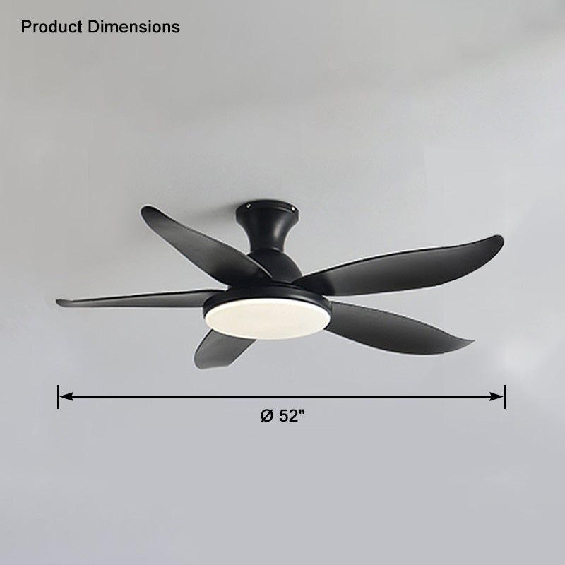 WOMO Ventilateur de plafond bas 5 Pales-WM5062