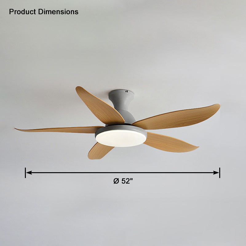 WOMO Ventilateur de plafond bas 5 Pales-WM5062