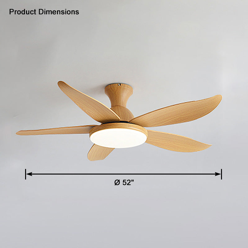 WOMO Ventilateur de plafond bas 5 Pales-WM5062