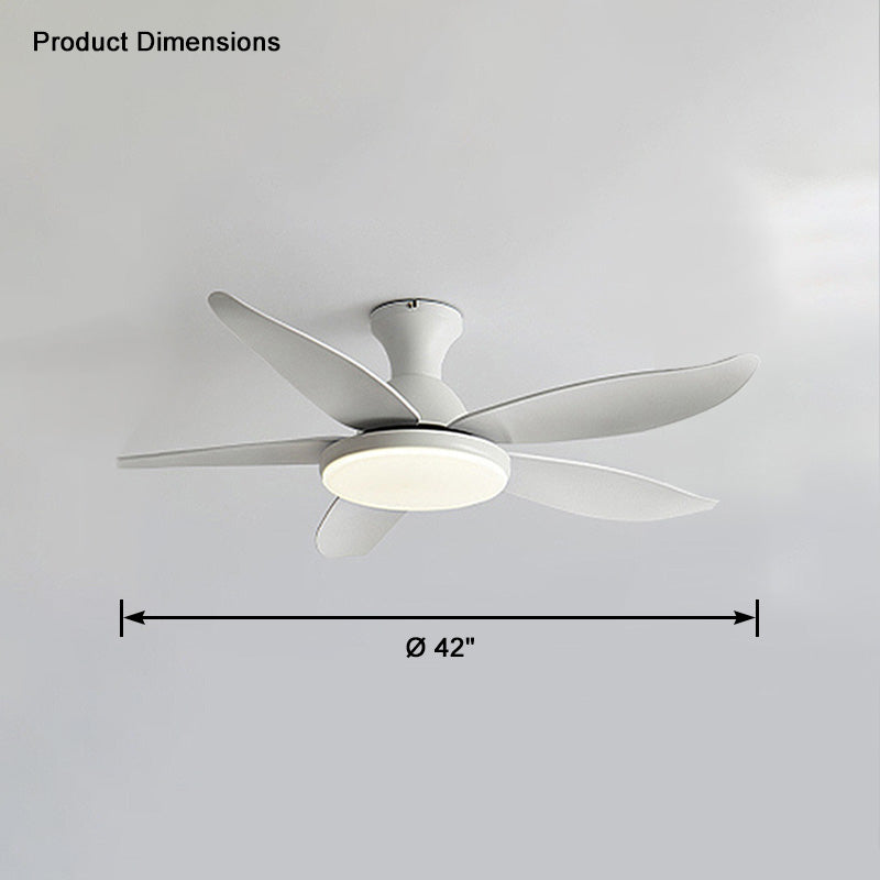 WOMO Ventilateur de plafond bas 5 Pales-WM5062