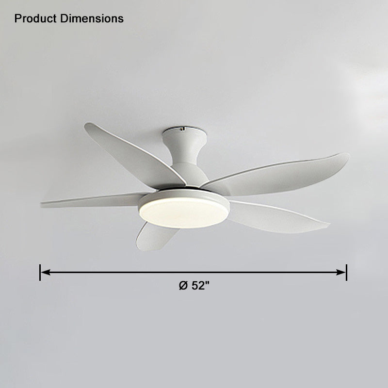 WOMO Ventilateur de plafond bas 5 Pales-WM5062