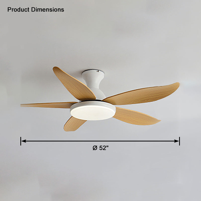 WOMO Ventilateur de plafond bas 5 Pales-WM5062